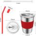 6 Pack 12oz Stainless Steel Spill Proof Cups for Kids - BPA-Free with Straws and Lids - Unbreakable Toddler Tumbler for Water and Smoothies - Buy Online on GoSupps.com