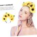 Mikinona Sun Headband Decorative Hairband Sunflower Headband Women Headdress Party Hairband Pattern Headdress Party Hair Clasp Sunflower Hair Hoop Sunflower Hair Clasp - Buy Online on GoSupps.com