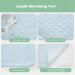 Alumuk Baby Waterproof Matt - Ecological Cotton Breathable & Washable - 3 Pack (35x45 cm) - Infant Comfort & Protection - Buy Online on GoSupps.com