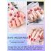 Kalolary 20PCS Gel Nail Polish Strips Nail Gel Art Sticker Full Nail Wraps Decals with Nail File and Stick for Women Girls Nail Art Decor (UV/LED Lamp Required) (E) - Buy Online on GoSupps.com