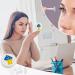 Ukraine Fist Flag Contact Lens Case - Cute Portable Round Storage Box with Mirror for Daily Use & Travel - Buy Online on GoSupps.com