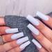 Acrylic Nail Tips 500pcs French False Nails with Clipper & Storage Case - Ideal for Nail Art Salon & Home DIY | 10 Sizes - Buy Online on GoSupps.com