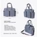 Large Gray Diaper Bag Stroller | Adjustable Shoulder Strap Mama Handbag | Oxford Fabric Travel Bag for Newborns - Buy Online on GoSupps.com