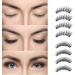 FunnAura 8Pairs Reusable Magnetic Eyelashes Natural Look Waterproof False Lashes Magnetic No Glue with Applicator(Black) - Buy Online on GoSupps.com