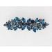 Faship Navy Blue Rhinestone Floral Hair Barrette Clip - Stunning Crystal Accessory - Buy Online on GoSupps.com