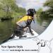 Vivaglory Sports Style Life Jacket for Large Dogs - Durable Adjustable Excellent Buoyancy Safe Fastening Yellow (L: 66-79 cm) - Buy Online on GoSupps.com