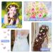 Kiiwah 20 Pcs Glitter Butterfly Hair Clips Set for Women & Kids | 3D Bridal Wedding Accessories - Buy Online on GoSupps.com