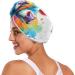 Watercolor Cow Hair Towel 2 Pack - Super Absorbent Quick Dry Turbans for Women & Girls - Buy Online on GoSupps.com