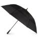 totes Automatic Open Extra Large Vented Canopy Golf Stick Umbrella, Black