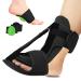 CHONGNI Plantar Fasciitis Night Splints: Adjustable Breathable Night Splints for Plantar Fasciitis Support with Arch Support Relief Achilles Tendonitis Foot Drop Heel Pain for Men Women (Black)