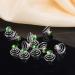 Beaupretty Strass Twisters Crystal Haircap - 12 Green Spiral Hair Twists for Weddings Proms & Parties - Buy Online on GoSupps.com