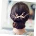 Ipetboom delicate hair comb exquisite hair comb grace Miss hair accessories pearl prom decorate gold hair accessories accessories hair hair comb manual Metal hair wedding decor - Buy Online on GoSupps.com