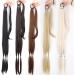 Ponytail Extensions Temperature Fiber Suitable for Women 34 Inch Synthetic Braided Ponytail Hairpieces with Elastic Rubber Band Heat-Resistant High for Women(Color:4) 34inches 4 - Buy Online on GoSupps.com