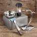 Grutti 4-in-1 Razor Set - Premium Men's Gift for Father's Day & Birthdays - Includes Shaving Bowl Brush & Imitation Wood Grain Stand - Compatible with Fusion 5 - Buy Online on GoSupps.com