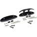 Mxeol Folding Boat Cleats - 2 Pack Stainless Steel Dock Cleats with Black Coating - Buy Online on GoSupps.com