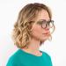 Muunel Blue Light Blocking Glasses Essilor Lenses William UVAllBlue Women Square Shape Green Frame -1.00 Strength - Buy Online on GoSupps.com