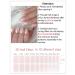 Buy Semi Cured Gel Nail Strips - 20pcs Pink Pearl Shimmer | DIY Gel Nail Wraps for Home Use - Buy Online on GoSupps.com