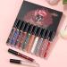 12pcs Matte Liquid Lipstick with Lip Plumper Makeup Sets - Halloween Cosplay Lip Gloss Set - Buy Online on GoSupps.com