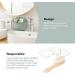 Babymoov Eco-Friendly Baby Grooming Kit | 10 Essentials - Wooden Brush, Cotton Wipes, Thermometers | Green Eco Design - Buy Online on GoSupps.com