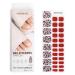 Neonail Gel UV Stickers Easy On P01 - Red - 15 Pattern - Nail ticker - Nail pack lanes - Gel -nail sticker - Nail sticker for feet and hands - fingernails for sticking on - Decoration Nail design