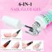 Saviland Soft Nails Tips & Glue Gel Kit - 504PCS Short Ballerinas Fake Nails | Full Cover Nail Tips Gel Kit for Acrylic Nails | 6-In-1 Nail Glue & UV Light Extension Set for Nail Art DIY - Buy Online on GoSupps.com
