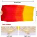 Women Belly Dance Silk Fan Veils - Gradual Orange - 1 Pair - Buy Online on GoSupps.com