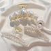 Mehayi 4 PCS Large Pearl Hair Claw Clips for Women - Stylish Hair Barrette Clamps for Thick & Thin Hair - Perfect Fashion Accessories for Parties & Weddings - Buy Online on GoSupps.com
