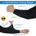 Yolev Kids Arm Sleeves - 2 Pairs UV Sun Protection & Compression Sleeves for Boys Girls - Buy Online on GoSupps.com