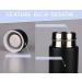 LIVEMUG Pocket Spittoon Bottle - 5 Oz Stainless Steel Portable Spit Cup - Wide Mouth Dip Spitting Bottle - Matte Black - Buy Online on GoSupps.com