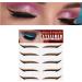 Glitter Eyeliner Stickers for Eyes | Sparkle Instant -Adhesive Eyeliner Stencil 5 Pairs | Makeup Eyeliner Stickers Sticker Eyeliner for Eye Makeup Tool Eyeliner Tool Dalynn Orange (Five Pairs) - Buy Online on GoSupps.com