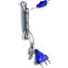 LEONARK Fencing Body Cord Set - Epee/Saber/Foil Wire Clamp Clip - Two-Pin/Three-Pin Plug - Clear Wire (Set of 2) - Buy Online on GoSupps.com