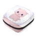 HomeDecorZone Piggy Animal Sanitary Napkin Storage Bag Menstrual Cup Pouch Small Makeup Sanitary Pads Organizer Small Portable Large Capacity for Girls Multicoloured 09