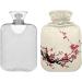 Naanle Retro Japanese Cherry Blossom Hot Water Bottle - 2L Transparent Heat Bottle for Pain Relief & Therapy - Buy Online on GoSupps.com