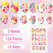 Scettar 120 Pieces Kids False Nails Kids Stick On Nails Kids Press on Nails Children Press on Fake Nail Artificial Nail Tips Full Cover Short False Fingernails for Girls Kids - Buy Online on GoSupps.com