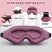 3D Advanced Blackout Eye Mask for Sleeping - Soft Comfortable & Skin-Friendly | Ideal for Eyelash Extensions | Unisex - 1 Pack Purple - Buy Online on GoSupps.com