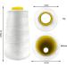 Tortoise 4 Cones 3000 Yards Sewing Thread All Purpose 100% Polyester Serger Overlock Quilting Machine - White - Buy Online on GoSupps.com
