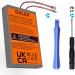 DULEX 3.7V 2000mAh Replacement Battery for PS4 Dualshock 4 Controller | Big & Small Plug | International Shipping Available - Buy Online on GoSupps.com