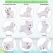 Interactive White Plush Animal Cat Stuffed Toy | Barking Meow Kitten | Touch Control Electronic Pet Cat Toy | Animated Robot Cat for Kids - L 12 x H 8 x W 5 - Buy Online on GoSupps.com