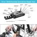 AaiLucky Bicycle Saddle Bag with LED Tail Light, Repair Kit, Pump, Multitool, Tyre Lever | Large Waterproof Bag for Road, MTB, BMX Bikes - Buy Online on GoSupps.com