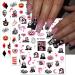 8 Sheets Halloween Ghost Nail Art Stickers - Cute 3D Self-Adhesive Designs for DIY Manicure - Horror Nail Decorations for Women & Girls - Buy Online on GoSupps.com