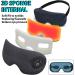 Cordless Heating Eye mask Sleep Eye mask Rechargable with Battery Indicators with Sound Prompt Relief Dry Eye (Black) - Buy Online on GoSupps.com