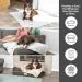 PetFusion Premium Cooling Blanket for Cats and Dogs | Lightweight & Machine Washable | Multiple Sizes & Colors Available | X-Large 46x60 | Cool Grey - Buy Online on GoSupps.com