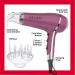 REVLON 1875 Watt Ionic Hair Dryer - Pink Titanium Tourmaline 3 Heat & 2 Speed - Ideal for International Shipping - Buy Online on GoSupps.com