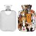 Hot Water Bottles with Doodle Dogs Cover - 2L Pain Relief & Bed Warmer for Neck & Shoulder - Buy Online on GoSupps.com