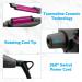 Ceramic Hair Crimper Iron for Instant Beach Waves & Deep Barrel Curls - 3 Barrel Curling Iron 0.59 inch - Valentines Day Gift for Women - Buy Online on GoSupps.com