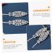 FRCOLOR 2 Pairs Rhinestone Hair Clip Crystal Hair Accessories Bridal Hair Accessories Hair Clips Hair Gems Hair Barrettes Rhinestone Wedding Hair Clip Clip Miss Zinc Alloy - Buy Online on GoSupps.com