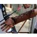 Nachvorn Handmade Brown Leather Arm Guard Bow Shooting Glove - Left Hand - Buy Online on GoSupps.com