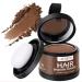 Light-brown scattered hair 4G attachment powder hair thickener hair concealer for hair sealing for women and men hide wind and waterproof to base (light brown)