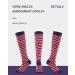 WSC Compression Socks for Men & Women - Striped Closed Toe Stockings for Edema & Pregnancy L/XL - Buy Online on GoSupps.com