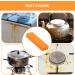Faucet Stain Eraser - Rubber Dirt and Stains Remover Kitchen Tool Pot Bottom Scratch and Rust Remover Dirt and Stains Cleaner Orange Color for Faucet Kettle Dalynn - Buy Online on GoSupps.com